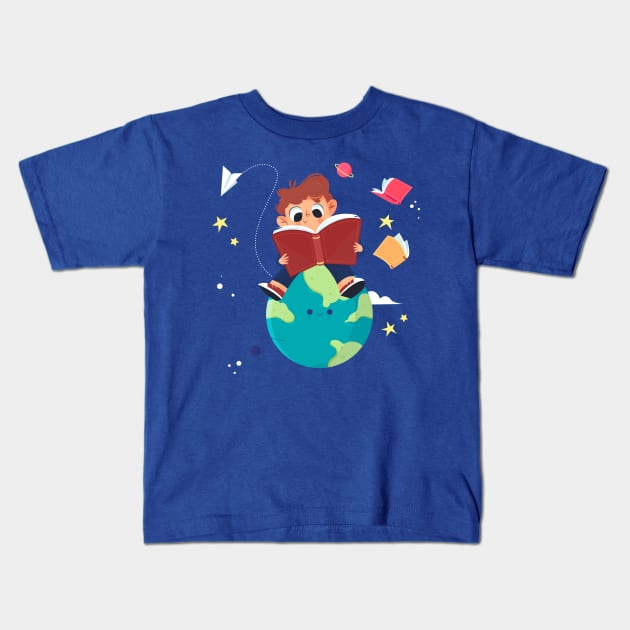 child book Kids T-Shirt by salimax